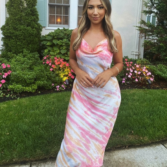 Young Fabulous & Broke Dresses & Skirts - Young, Fabulous & Broke Tie die slip dress